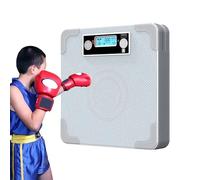 ERICAT Medidor De Fuerza De Boxeo Preciso, Medidor De Fuerza De Puñetazos con Contador De Pantalla LED, Altura Ajustable Y Múltiples Modos De Medición, Recuento Inteligente, para Entrenar En Casa