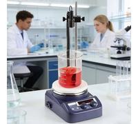 ERICAT Mezclador con Pantalla Digital con Agitador Magnético De 3 litros, Agitador Magnético con Placa Caliente Digital De Laboratorio con Barra Agitadora Y Pantalla Digital De Temperatura