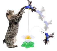 Erice Juguetes interactivos para gatos, juguete interactivo giratorio de 360° para gatos de interior, juguetes para gatos que se mueven por sí solos | Juguetes para gatos de juego automático |