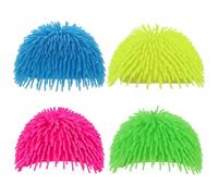 Ericetion 4 Piezas De Sombrero De Broma con Forma De Bola Puntiaguda, Accesorios para Disfraz De Troll para Adultos Y Adolescentes, Suministros Divertidos para Fiestas, Día del Cabello Loco,