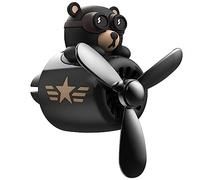 Ericetion Dibujos Animados Oso Piloto Aire Aire Acenuado Automotriz Air Outlet Outlet Fan Emplorador Vent Blips Aroma Diffuser Coche Perfume Aromaterapia Adorno Accesorios para Automóviles