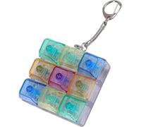 Ericetion Juguete Antiestrés con Teclado Y Llavero De 9 Botones para Adultos, Ideal para Oficina, Regalo para Aliviar Estrés.