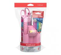 Erich krause erichkrause mini desk porta lápices plástico rosa