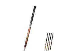 Erich Krause Lápiz HB Adrenaline Speed motivo 1 pieza - Lápiz de grafito para oficina, escuela y hobby - para dibujar, esbozar, escribir, color negro