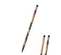 Erich Krause Lápiz HB con goma de borrar, diseño de la bestia, 1 unidad, lápiz de grafito para oficina, escuela y hobby, para dibujar, esbozar, escribir, color marrón