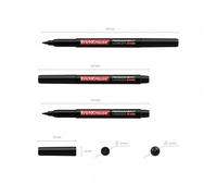 ERICH KRAUSE MARCADOR PERMANENTE P-100, COLOR: NEGRO ERICH KRAUSE 12841