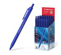 Erich Krause R-305 Softline - Bolígrafo retráctil (0,35 mm, 50 unidades), color azul