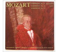 Erich Leinsdorf, Philharmonic Symphony Orchestra Of London - Mozart: Symphony No.34 Haffner, Symphony No.36 Linz, Symphony No.37 [LP]