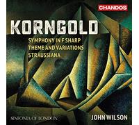 Erich Wolfgang Korngold – Symphony in F sharp, Theme and Variations, Straussiana – CD – NAXOS