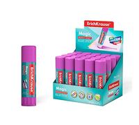 ErichKrause Pegamento Magic 15 g, sin disolventes, soluble en agua, resistente a las heladas, pegamento de papel para oficina y escuela, pegamento para manualidades, 20 unidades