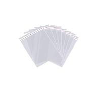 Ericotry 100 bolsas de celofán transparente de 13.5 x 17.5 pulgadas: grado alimenticio, duraderas, cierre autoadhesivo para alimentos, ropa, obras de arte, documentos