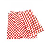 ericotry 100 hojas de papel para envolver alimentos de 30,5 x 30,5 cm, resistente a la grasa, papel de delicatessen, para restaurantes, iglesias, barbacoas, carnavales escolares