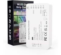 Ericsity WLED Addressable Strip Controller ESP8266 Web servidor para controlar NeoPixel (WS2812B, WS2811, SK6812) LED o incluso chipset SPI 5-24 voltios WIFI Smart LED instalación en el hogar