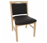 Erides Alexander - Silla para personas mayores sin reposabrazos, cómoda silla de cuidado y comedor, altura del asiento de 52 cm