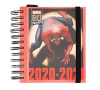 ERIK - Agenda escolar 2020/2021 día página M Marvel Classic, 11 meses (14x16 cm)
