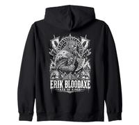Erik Bloodaxe Hacha De Reyes Norse Viking Runas Sudadera con Capucha