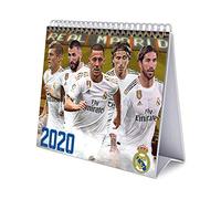 ERIK - Calendario Escritorio Deluxe 2020 Real Madrid (17x20 cm)