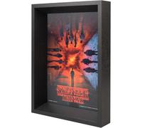 Grupo Erik Cuadro Stranger Things 3D - Stranger Things Poster con marco 22,7 x 30 cm : Cuadros decoracion dormitorios - Stranger Things merchandising