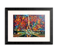 Erik - Cuadro decorativo enmarcado | Art Print Ilustración | Leonid Afrémov, París, 35 x 45 cm