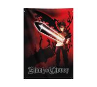 Grupo Erik Banderola decorativa Black Clover - Póster tela Black Clover 70x100 cm - Póster para enrollar - Póster Black Clover │ Cuadro enrollable de tela - Decoracion pared anime