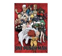 Grupo Erik Poster One Punch Man heroes - Laminas decorativas 61x91,5cm a todo color | Posters para pared ideal decoración habitación
