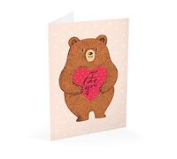Erik Editores Tarjeta Felicitacion Teddy Love
