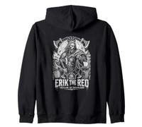 Erik el Rojo Fuera de la Ley de Groenlandia Viking Sudadera con Capucha