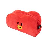 Grupo Erik Estuche Escolar BT21 - Estuche BT21 Tata, Estuche Rectangular Vuelta al Cole - Estuche BTS - Producto con Licencia Oficial, Rojo