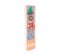 ERIK GOM024 - Juego de 5 Gomas de borrar Beach, Multicolor