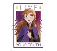 Erik - Lámina Decorativa Live Your Truth, Frozen (30x40 cm)