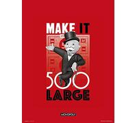 Erik - Lámina Decorativa Make it 500 Large, Monopoly (30x40 cm)