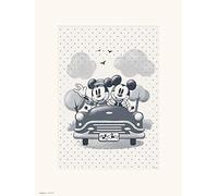 Erik - Lámina Decorativa Mickey & Minnie Travel, Disney (30x40 cm)