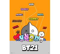 Erik - Lámina Decorativa Personajes BT21 (30x40 cm)