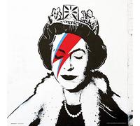 Erik - Lámina Decorativa Queen Bowie, Brandalised (30x30 cm)
