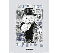 Erik - Lámina Decorativa You Can Never Beat The Bank, Monopoly (30x40 cm)