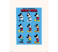 Erik Lámina Disney Evolución Mickey Mouse 40x30cm