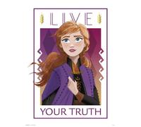 Erik Lámina Disney Frozen Live Your Truth 40x30cm