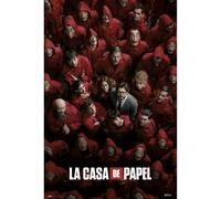 Grupo Erik Poster La Casa de Papel guerra - Laminas decorativas 61x91,5cm a todo color | Posters para pared ideal decoración habitación