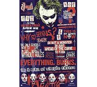 ERIK - Póster Batman The Joker Quitographic Dark Knight, 61x91,5 cm