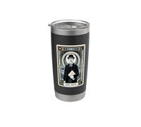 Erik Satie Compositor Pianista Tarot Vaso térmico de acero inoxidable de doble pared