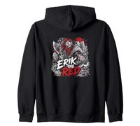 Erik The Red Viking Norse Viking Viking Warrior Legend Sudadera con Capucha