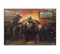 ERIK Vade el libro de Boba Fett - Tapete escritorio - Vade escolar multifuncional, Vade escritorio - Protector escritorio - Producto con licencia oficial, Bobe Fett, Marron (TSEH539)