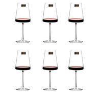 Erik Xian Copas de Vino de Cristal de Estilo Italiano sopladas a Mano Copas de Vino Tinto de Cristal Premium sin Plomo para Fiesta de degustación de Vino 520 ML/17,5 OZ