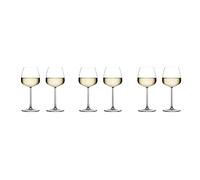 Erik Xian Copas de Vino de Cristal soplado a Mano para Vino Blanco y Tinto Copas de Vino Transparentes de Primera Calidad sin Plomo para Cualquier ocasión 425ML