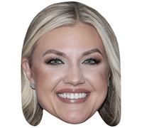 Erika Kirk (Smile) Big Head. Máscara más grande que la vida.