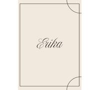 Erika - Notebook A4 Elegante a Righe | Copertina Minimal Gardenia | 100 Pagine: Taccuino raffinato per scrivere, annotare e organizzare idee - Formato A4 con rigatura R1 e design personalizzato