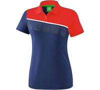 erima 1111917 Polo de Tenis, Mujer, New Navy/Rojo/Blanco, 34