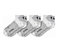 erima GmbH Calcetines Deportivos Calcetines Cortos, Pack De 3 Unid, Unisex niños, Blanco, 31-34