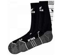 erima 318609 Calcetines de Deporte, Unisex Adulto, Negro/Blanco, L