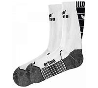 erima 318610 Calcetines de Deporte, Unisex Adulto, Blanco/Negro, M